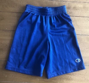 Champion Kids Athletic Blue Shorts Polyester Elastic Waist Size 5 - Picture 1 of 8
