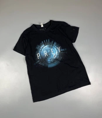 Camiseta Promocional Rara Prey Logo Videojuego 2017 Camiseta Bethesda Gaya Azul Hombres Talla M Foto 1 de 4