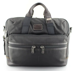 TUMI 'Alpha Bravo Patrick' Hickory Brown Nylon Laptop Briefcase - 222644HK2 - Picture 1 of 8