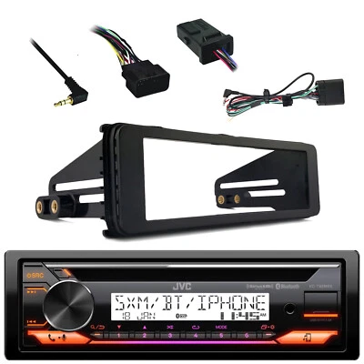 JVC CD Bluetooth Receiver, Radio Install Kit, Handlebar Controls (Harley 98-13) - Image 1 of 4