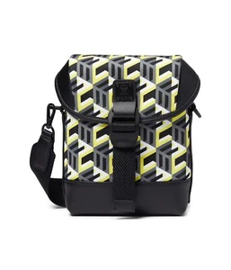 MCM Cubic Logo Nylon Crossbody Small Yellow One Size - Picture 1 of 1