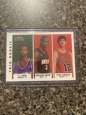 2003-04 Fleer Dwyane Wade, TJ Ford & Kirk Hinrich RC Trío Novato Foto 1 de 2