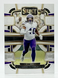 2023 Panini Select Concourse #64 Ivan Pace Jr RC Minnesota Vikings - Picture 1 of 2