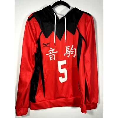 Moletom com capuz fantasia Haikyuu Nekoma uniforme de vôlei do ensino médio tamanho 2XL - Imagem 1 de 2