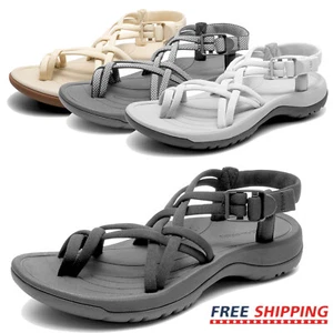 Women Arch Support Sports Sandals Lightweight Summer Athletic Hiking Sandals - Picture 1 of 30