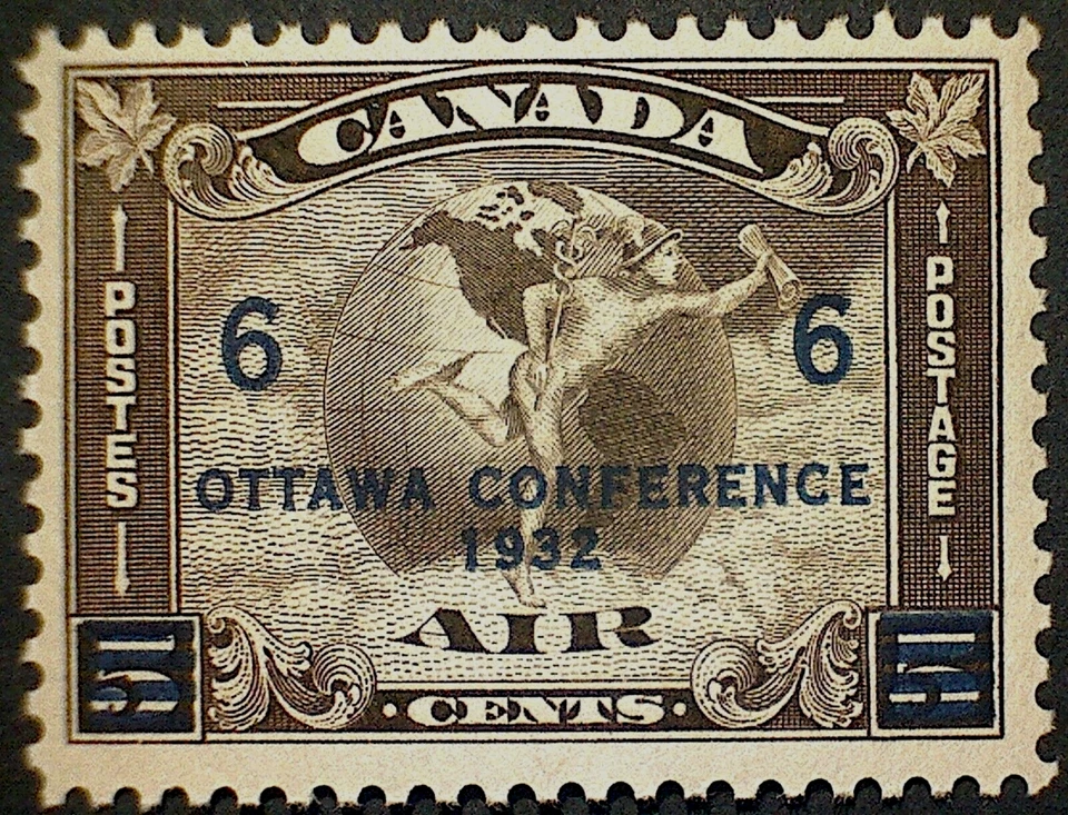 Canada Airmail (1932) Scott #C4 Mint Very Lightly Hinged - Ottawa Overprint - Image 1 of 2