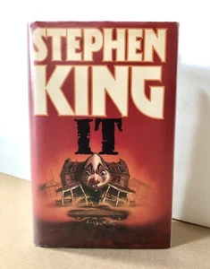 It, Stephen King, HC/DJ (Mylar), 1987, U.K. Edition, 6th Printing - VERY GOOD - Picture 1 of 12