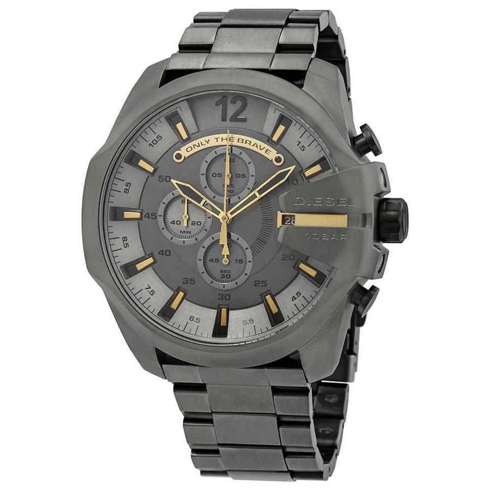 Diesel DZ4466 Men’s Mega Chief Gunmetal IP Chronograph 51mm Watch