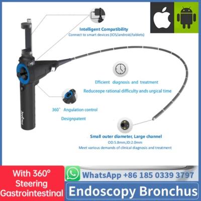 Эндоскопия желудочно-кишечного тракта бронхуса с включенными биопсийными щипцами для рулевого управления 360° - Изображение 1 из 4