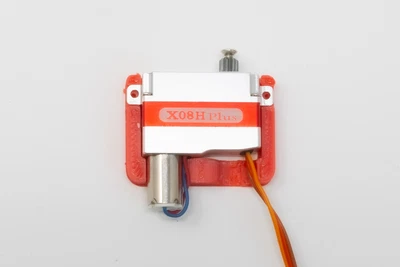 Servo 8 mm KST X08Hplus MG Profi-Flächenservo Hochvolt 9g. *Inkl. Servorahmen* - Bild 1 von 4