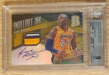 Kobe Bryant 2013-14 Spectra Indelible Ink Patch Auto Gold # 07/10 On Card Lakers