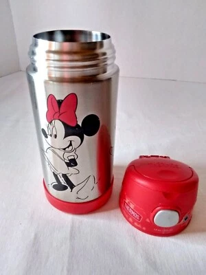 Termo Disney Minnie Mouse FUNtainer Botella de Bebidas Rojo 12 OZ Foto 1 de 4