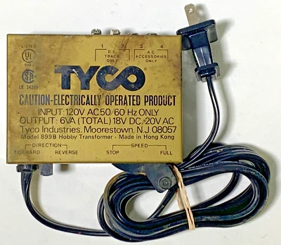Transformador de juguete Tyco modelo 899B Foto 1 de 4