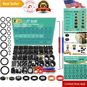 Durable 1075 Pcs Faucet Washer and O-Ring Set for Household Plumbing Solutions - Picture 1 of 11