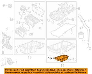 CHRYSLER OEM 19-22 Cherokee Engine Engine Parts-Lower Oil Pan 5048407AB - Picture 1 of 2