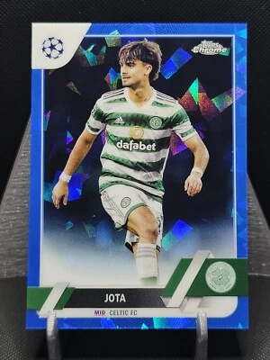 2022-23 Topps Chrome Sapphire UEFA Club Competitions Jota #17 Celtic FC - Image 1 of 2