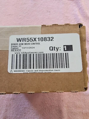 BRAND NEW GE Fridge Main Control Board WR55X10832 (PS2340423) - Image 1 of 3
