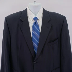 Joseph & Feiss International Comfort Stretch Black Worsted Wool Blazer 46S 2 But - Picture 1 of 13