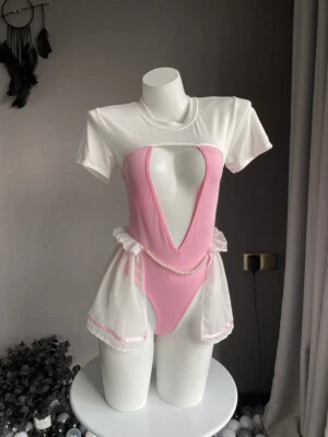 Uniforme Escolar Estudiante Niña Sexy Lencería Vestido Juego de Rol Porno Disfraces Body Foto 1 de 4