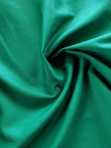 MATERIAL DE PANTALLA VERDE - TELA - 1m x 150cm - HECHO EN REINO UNIDO - TALADRO ALGODÓN - PREMIUM - Imagen 1 de 4