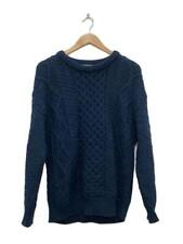 ARAN CRAFTS /Made in Ireland/Fisherman/Knit/Sweater/Navy/Green