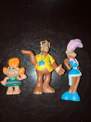 Lote De 3 Figuras De Acción Sueltas De Colección Alf La Serie Animada 3.5" 1987  Foto 1 de 4