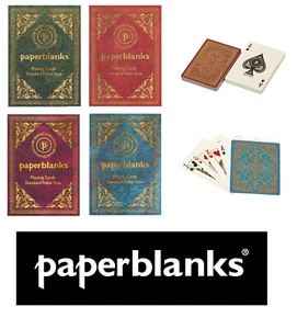 PAPERBLANKS Kartenspiel Poker Size Spielkarten Standard Poker - Picture 1 of 17