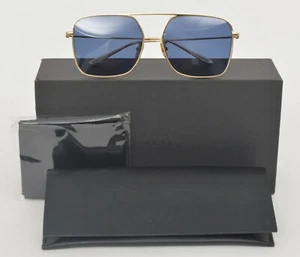 NUEVAS EN CAJA REVE de RENE BPM Lentes Cuadradas Marco de Metal Dorado Ligero ¡SO! - Imagen 1 de 6