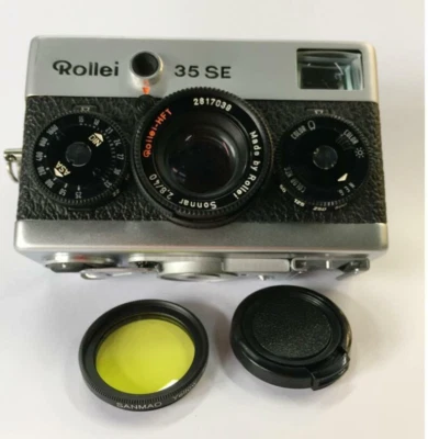 Yellow Panchromatic Filter Lens for Rollei 35S 35SE 40/2.8 with Cap - Image 1 of 4