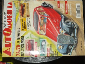 23$$ Revue Automobilia n°1 Sacha Gondine / Simca 1000 / Traction avant 7A 7B - Picture 1 of 1