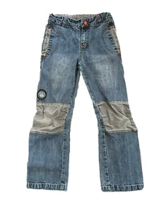 Oilily Jeans Kids Size 140 22W/22L Martial Art’s Club Elastic Waist Canvas Knee - Picture 1 of 10