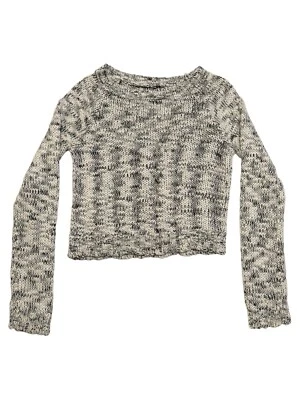 Suéter Recortado Forever 21 Tejido Pequeño Gris Talla PM Foto 1 de 3