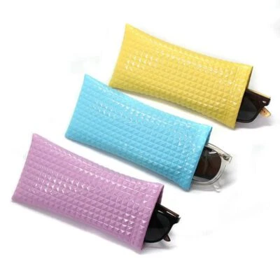 Pu Leather Eyeglasses Case - Portable Storage Box For Nearsighted Glasses Case - Image 1 of 4