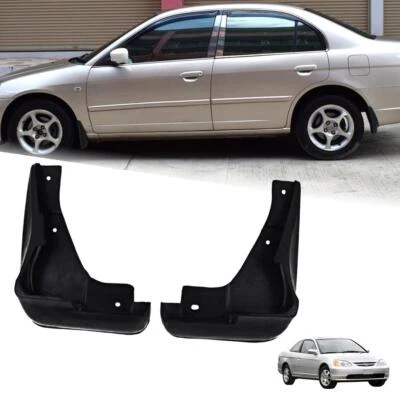 PAR DE GUARDABARROS DELANTERO SALPICADURAS PARA HONDA CIVIC SEDÁN LX ES EP EV EU 2001-2005 Foto 1 de 4