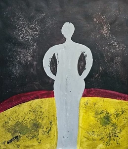 Rufino Tamayo Signed Mexican Abstract Oil Painting on Canvas - Modern Art - Picture 1 of 4