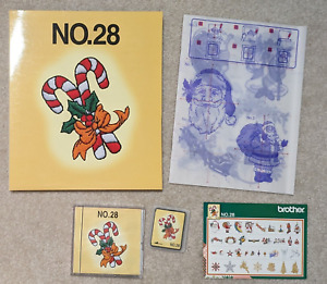 Embroidery Design Card No. 28 Christmas Designs ~ Brother Bernina Baby Lock