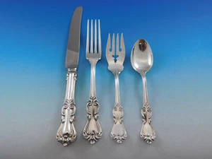 Marlborough by Reed and Barton Sterling Silver Flatware Set for 12 Service 56 pc - Picture 1 of 6