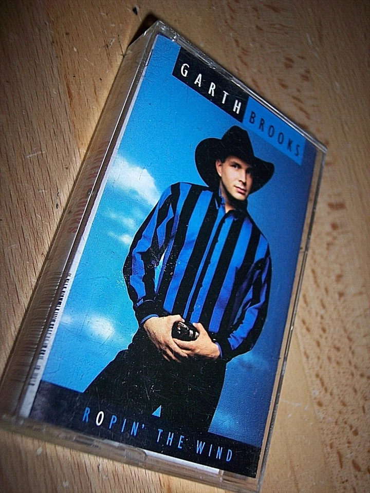 1991 Garth Brooks Ropin' The Wind Cassette - Image 1 of 1