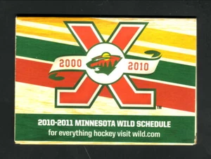 Minnesota Wild--2010-11 Pocket Schedule--Toyota - Picture 1 of 2