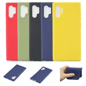 Dünne schlanke weiche Silikon Schutzhülle für Samsung Galaxy Note 10 Plus - Bild 1 von 22