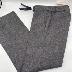 Banana Republic Womens Pants Black Size 0 P Martin Fit Trouser Cotton Blend NWT - Picture 1 of 6