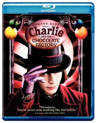 Charlie and the Chocolate Factory (Blu-ray) Johnny Depp David Kelly (US IMPORT) - Image 1 of 3