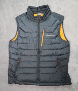 Eddie Bauer First Ascent EB800 Men's Large Goose Down Quilted Puffer Vest - Picture 1 of 16