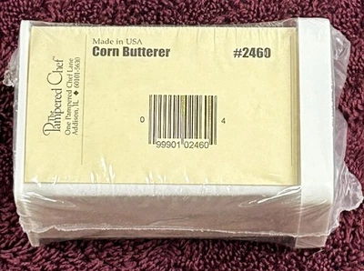 NOS Pampered Chef Corn Butterer #2460 Sealed Package Made in USA Easy Use - Image 1 of 4