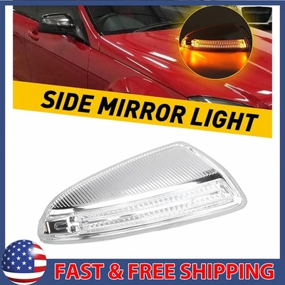 RIGHT LED CAR SIDE MIRROR LIGHTS FOR MERCEDES BENZ C300 C350 2008-2012 2008-2011 - Image 1 of 4