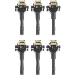 Ignition Coil Set of 6 For 1992-1995 BMW 325i 1991-1995 525i 1994-1995 M3 UF226 - Picture 1 of 7