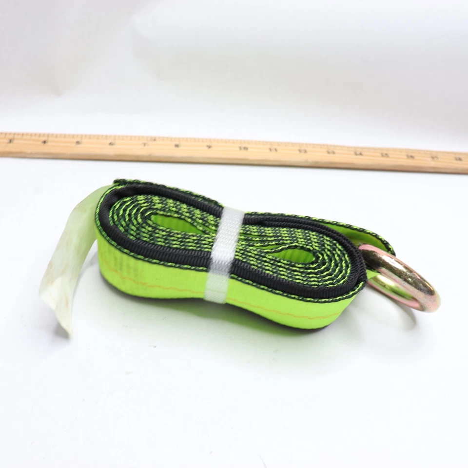 Car Tie Down Strap Only Green 3300LBS  96" - Image 1 of 4
