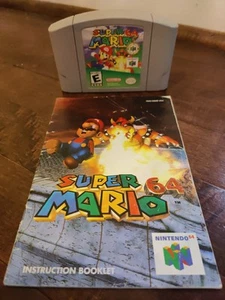 Nintendo 64 N64 Super Mario 64 1996 Original mit Handbuch getestet Cartridge - Bild 1 von 6