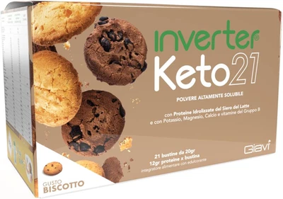 Inverter Keto21 Bustine - Integratore a Base Di Proteine, Sali Minerali E Vitami - Immagine 1 di 4