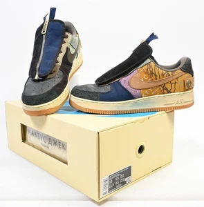 2019 Nike Air Force 1 Low Travis Scott Cactus Jack US Men's 10 Bronze CN2405-900 - Picture 1 of 18